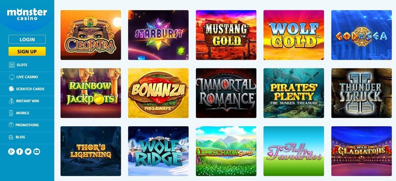Présentation de monsterwin casino login